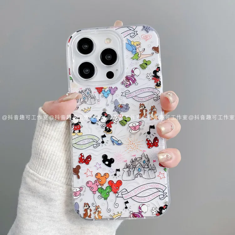 IMD奶油壳适用iphone16promax苹果15/14/13/12华为小米米奇手机壳