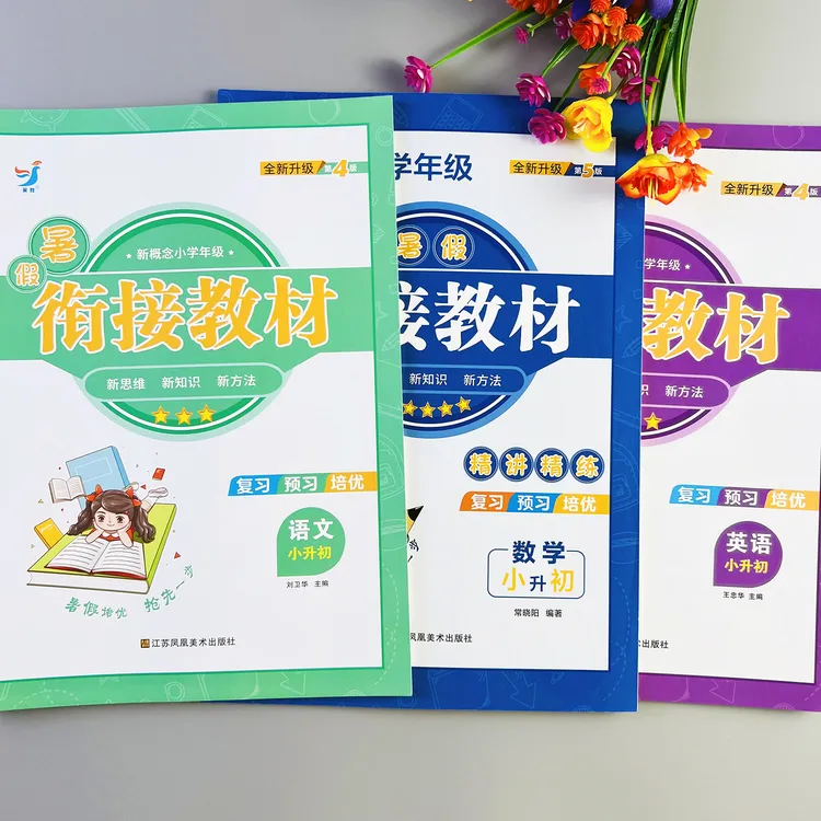 暑假衔接教材小升初语文数学英语暑假衔接作业人教版暑假作业练习