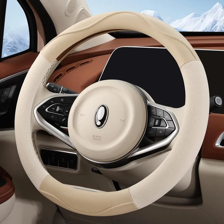 五菱宏光miniev马卡龙电动车方向盘套夏季冰丝把套可爱卡通防滑女