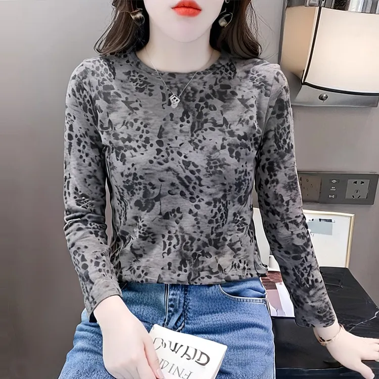 小众设计感长袖t恤女2025新款洋气外穿秋冬季内搭打底衫秋季上衣