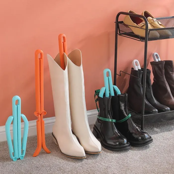 长筒靴子伴侣折叠加长靴撑靴子收纳女款靴撑架通用女士撑鞋器鞋夹