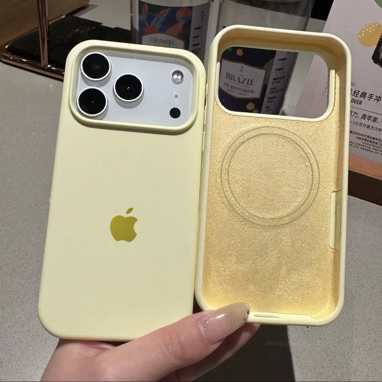 顶配华强北液态硅胶苹果17磁吸MagSafe手机壳16promax减震15防滑