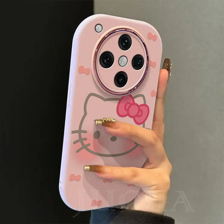 脸红Kittyo适用ppofindx8s手机壳新款全包OPPOfindx7ultra硅胶6女