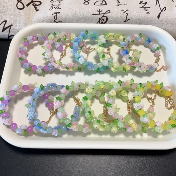 DIy繁花手串20个装材料包