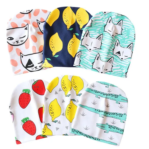 新款儿童动潮牌婴儿 套头帽 儿童帽子 宝宝卡通帽子和围脖薄款