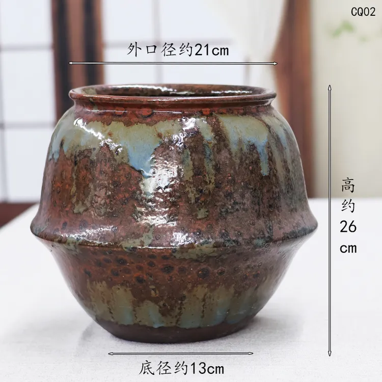 创意多肉花盆复古陶瓷大号花盆家用客厅绿植盆栽养花网红款专用盆