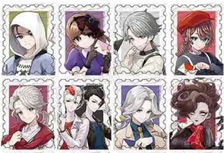 日谷【第五人格】情书亚克力挂件、邮票贴纸盲抽