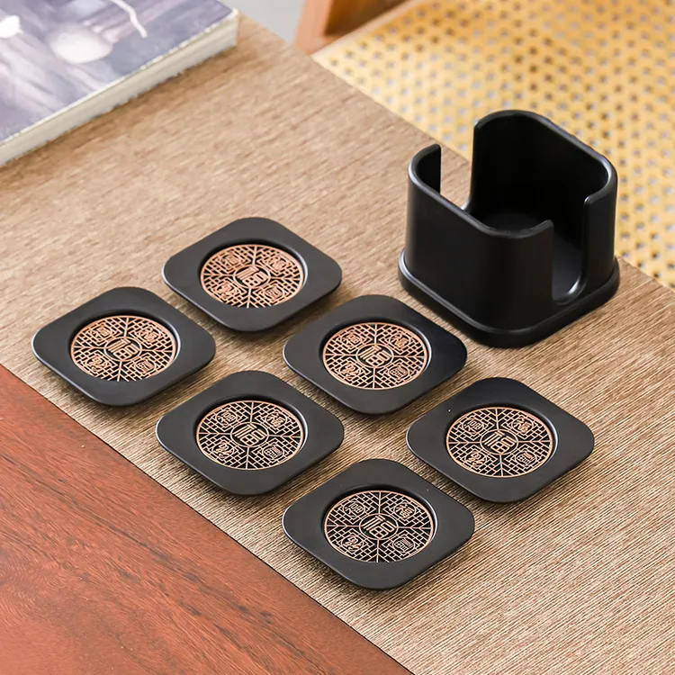 闽政功夫茶杯垫底座茶托隔热防烫手杯垫家用会客杯托壶承茶道配件