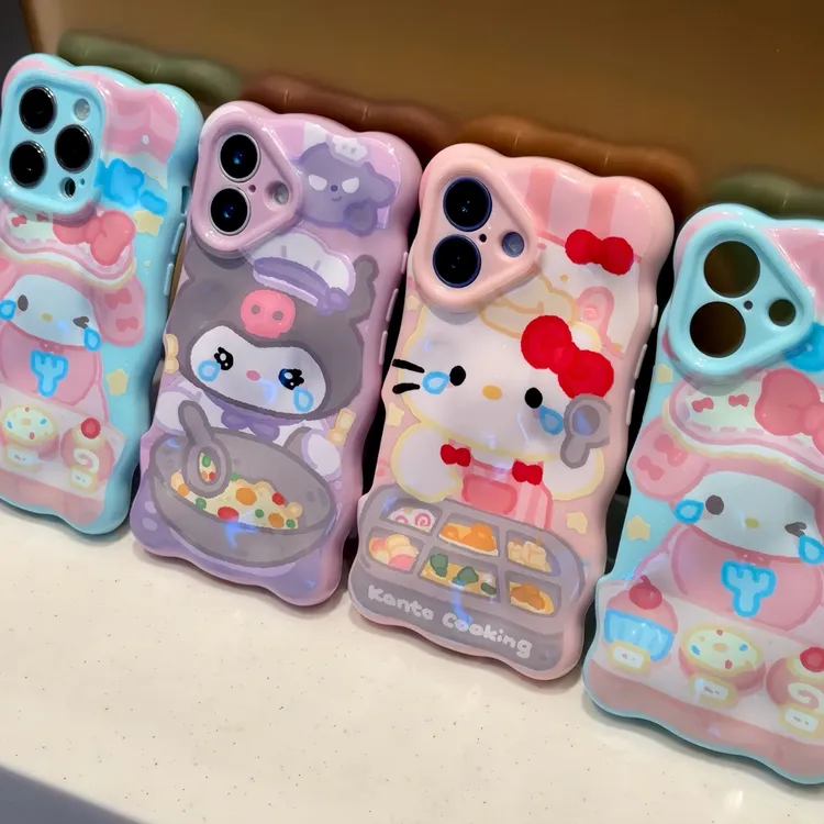 哭泣库洛米泡芙云朵壳适用苹果16pro手机壳iPhone15防摔14/13软11