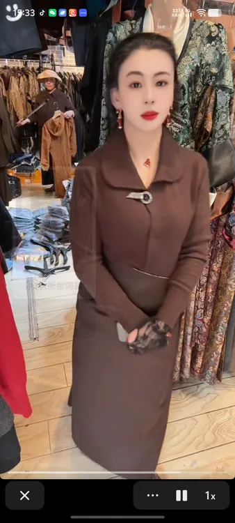 新款衣服毛衣短款外套长袖