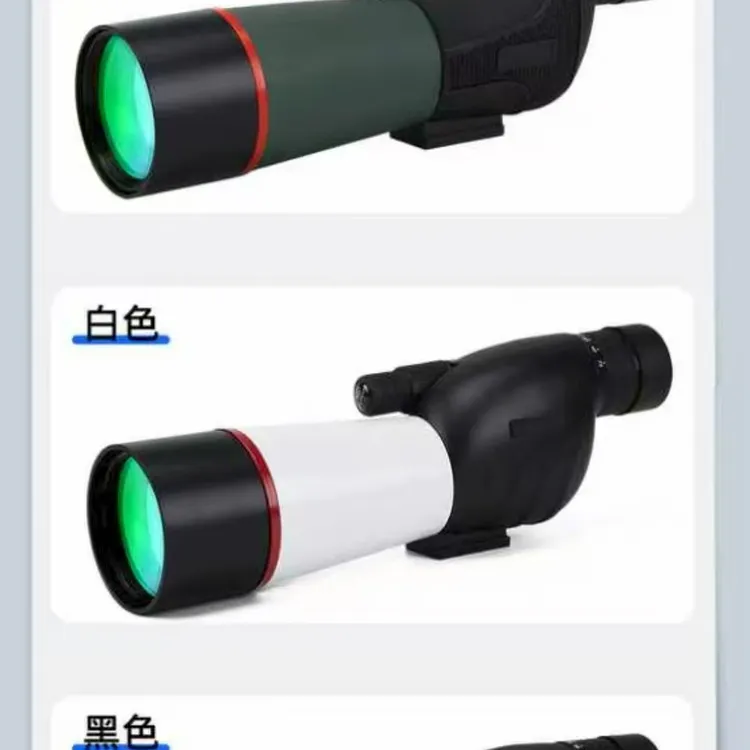 网红款高清高倍微光夜视无极变倍单筒望远镜
