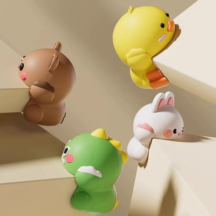 小龙小熊款软胶护角桌角防撞护角卡通动物儿童防撞角90直角防护