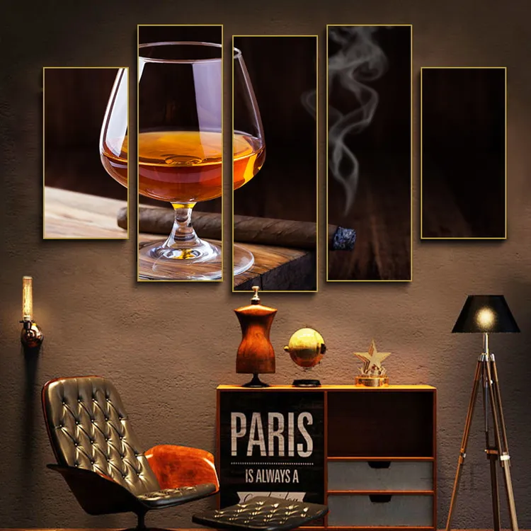 酒吧装饰画高档娱乐会所吧台墙面装饰ktv包间壁画威士忌海报挂画