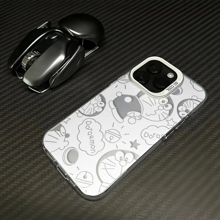 ins卡通叮当猫适用iPhone15/14promax手机壳11/12苹果13pro高级感