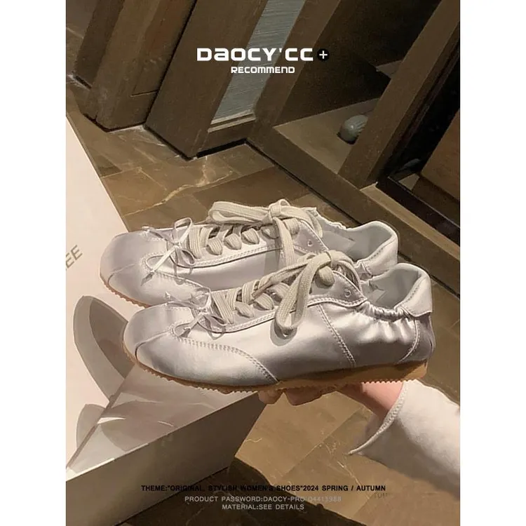 【韩国JTG&Shoes官方正品】德训鞋女2025新款夏季百搭平底软底蝴蝶