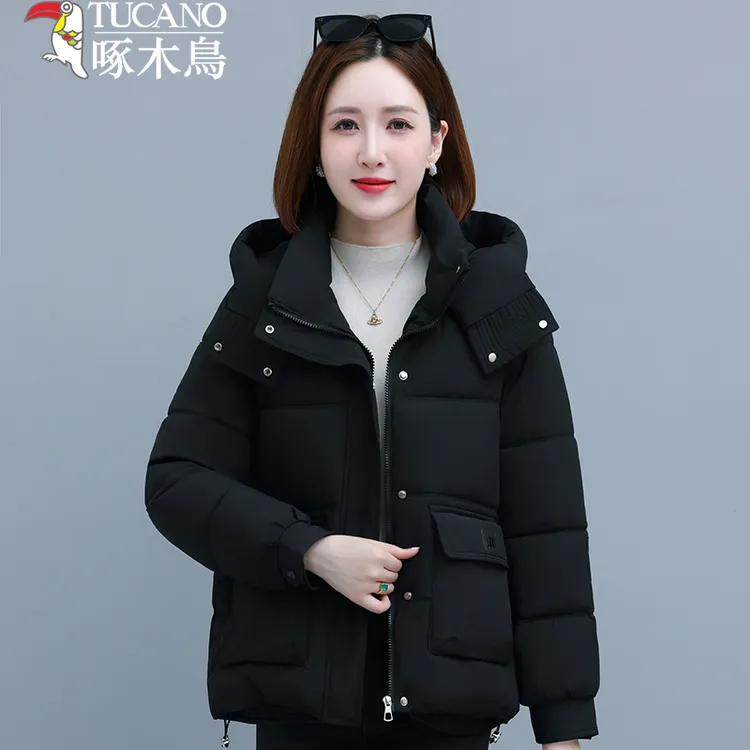 TUCANO/啄木鳥秋冬新款女款保暖防风时尚棉衣女棉服休闲棉袄外套