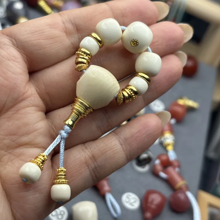 猛犸三通套装配饰适用于10mm以下的串佛珠diy搭配配件