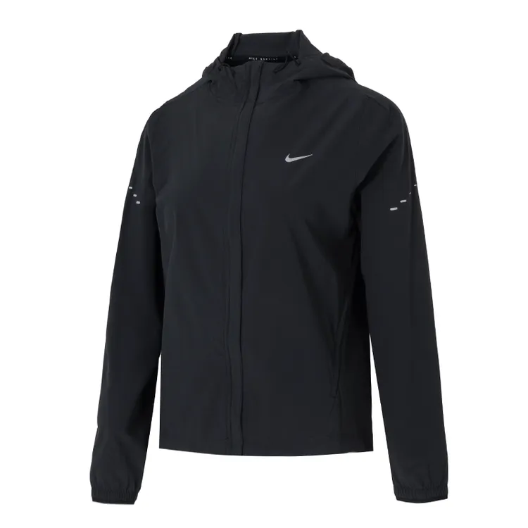 Nike耐克正品男装2025秋季新款连帽休闲黑色健身梭织防风冲锋衣