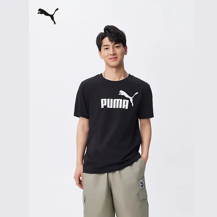 PUMA/彪马情侣款短袖男女款休闲舒适T恤 688958-01-16 845575-02