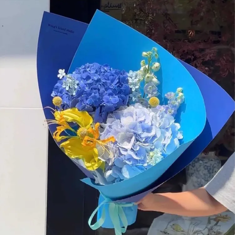 彩色加厚造型纸纯色纸牛皮纸卡纸耐撕易塑性艺术纸纯色花艺资材