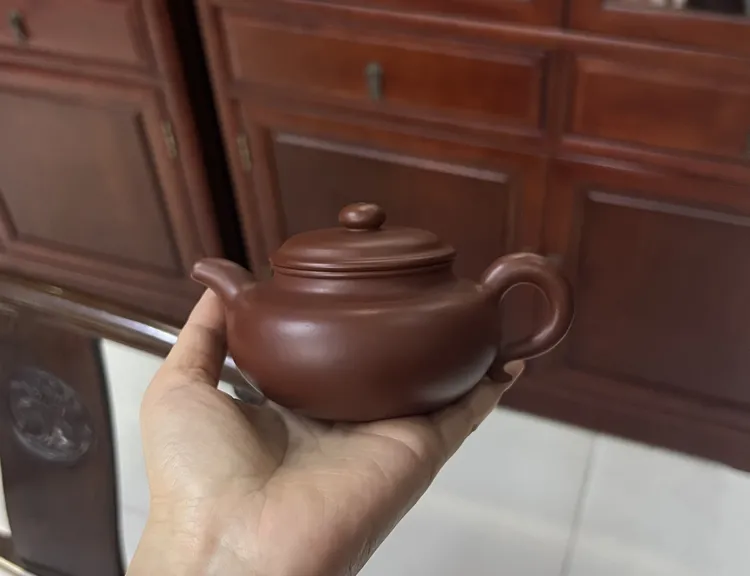 仿古壶 真正原矿大红袍 容量220cc 全手工制作 郭玉蘭制