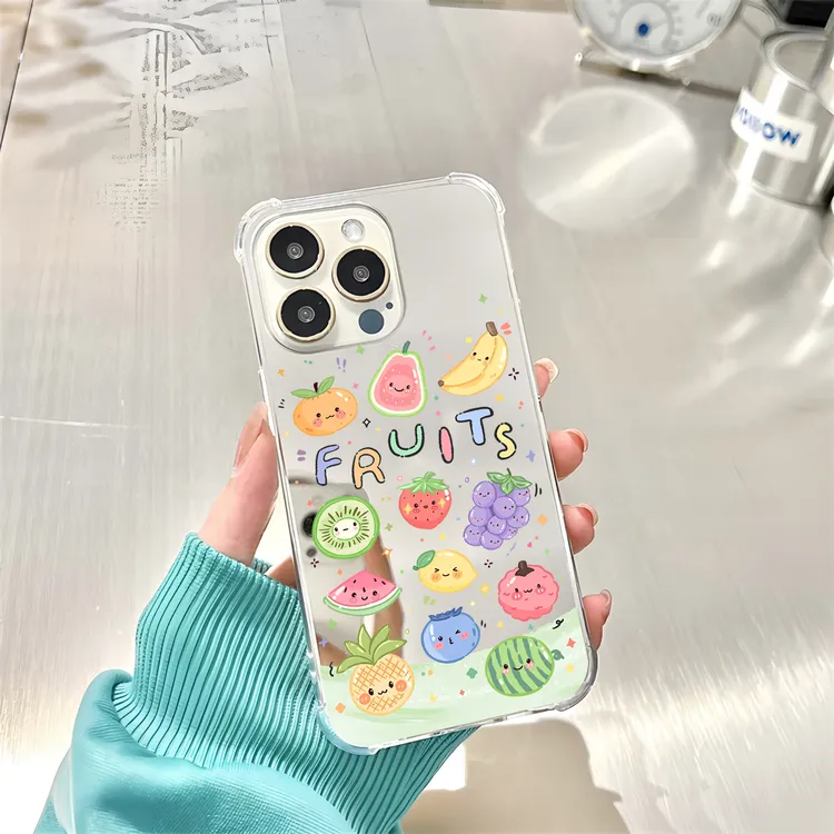 夏日水果合集适用iPhone15苹果16promax手机壳14镜面13可爱12夏天