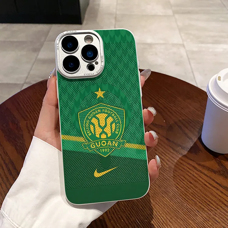 磁吸北京国安散热手机壳16promax苹果15plus硬壳iphone14全包13