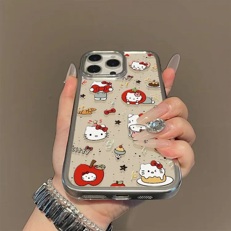蝴蝶结猫咪适用iphone16pro手机壳新款华为荣耀300红米k70高级感