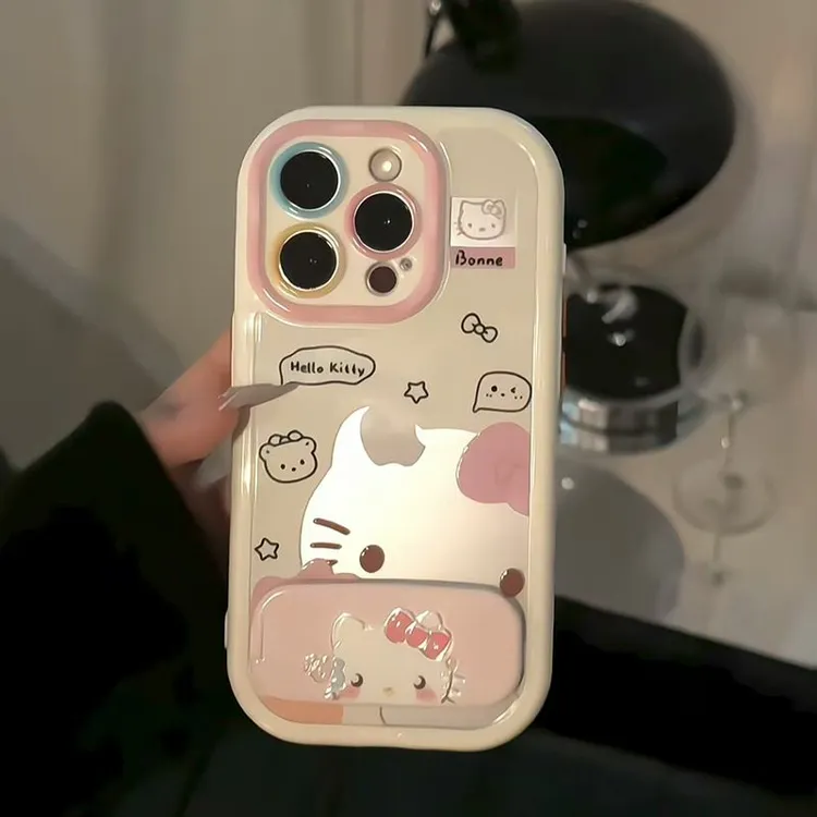 撞色奶油小熊凯特适用苹果16e华为OPPO小米14vivo手机壳iPhone153