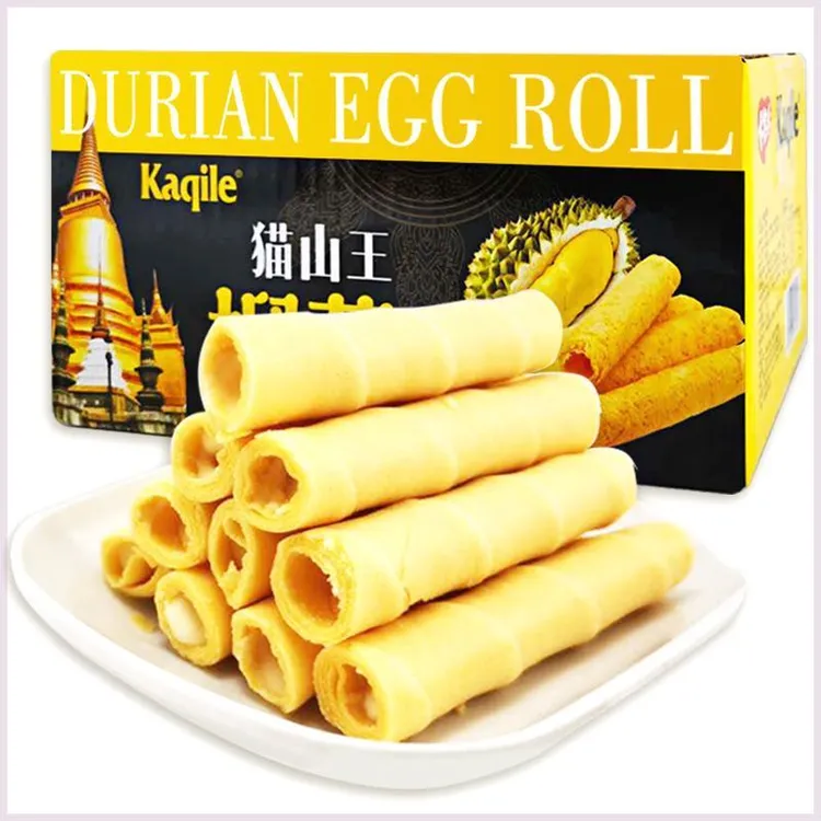 【抢】卡其乐好吃的袋装零食生椰蛋卷网红爆款零食休闲零食