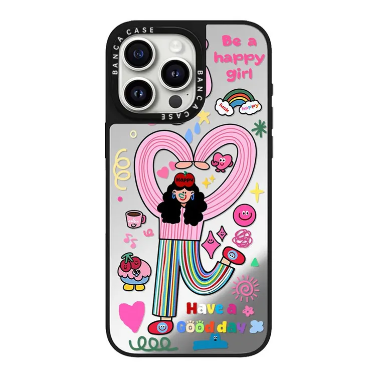 彩虹女孩适用苹果16promax手机保护壳iPhone14pro新款13卡通12可