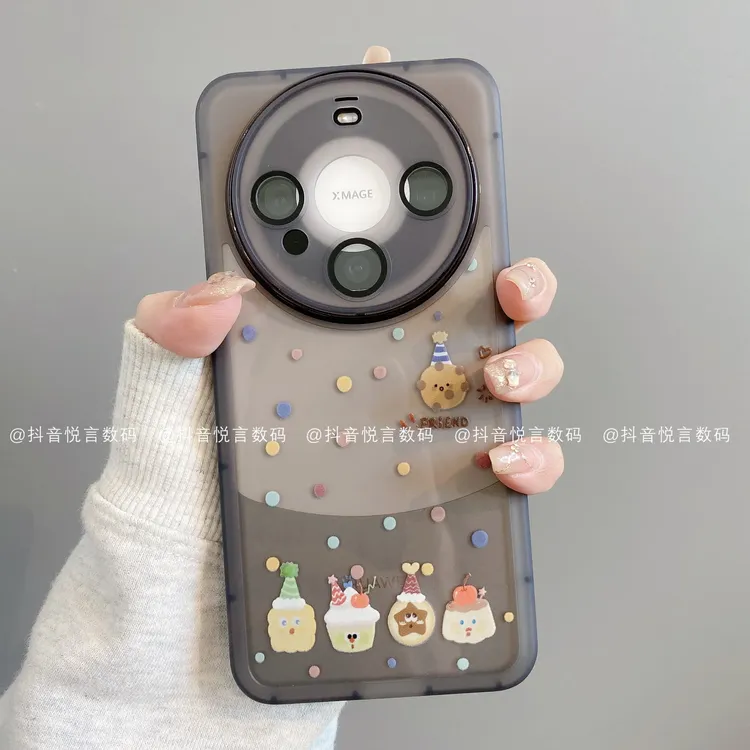 金属镜框适用华为mate70pro/60/50/40/30苹果16pro饼干蛋糕手机壳