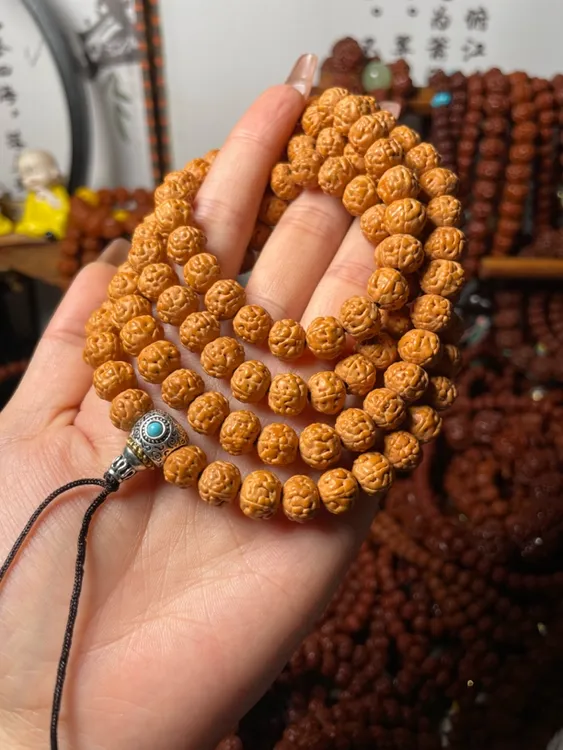 印尼小金刚9-10mm手串108颗男女佩戴脖挂盘玩多圈手串民族风菩提
