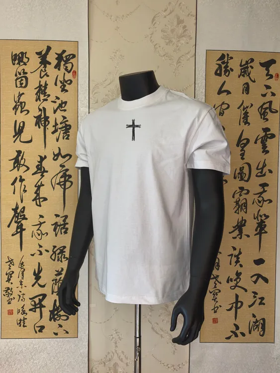 夏季短袖青春活力基础大众T恤打底衫黑色时尚男士印花纯棉圆领