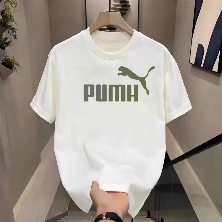 潮牌重磅夏季潮牌高街字母印花短袖T恤男款oversize纯棉半袖上衣