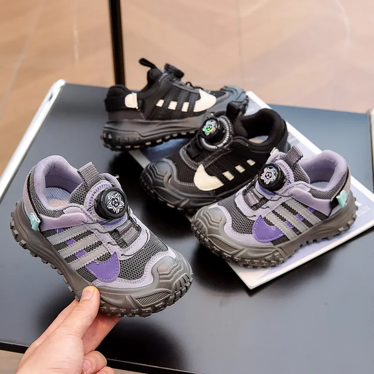 男童鞋子2025春季新款儿童运动鞋软底轻便中大童休闲鞋女童老爹鞋