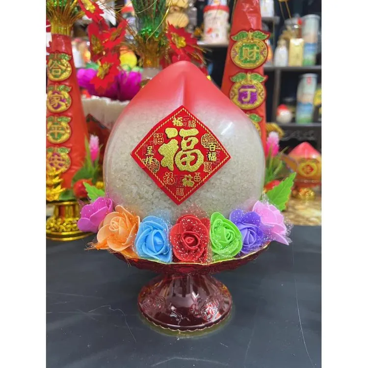 【7寸大寿桃】模具（可装米装糖仙桃塔喜庆摆件）