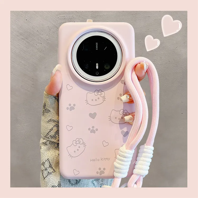 适用华为mate70pro+手机壳可爱卡通Kitty猫mate60/50/40pro硅胶女