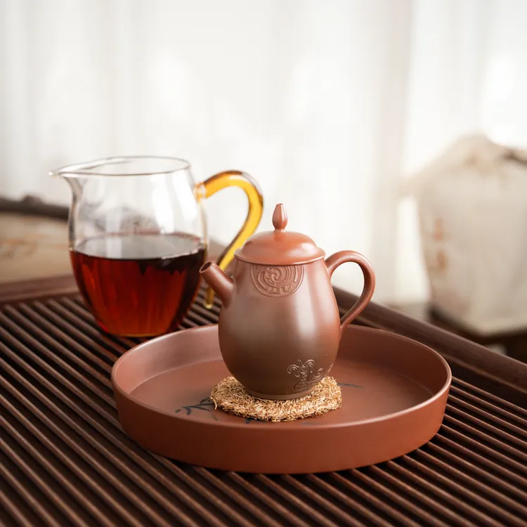 『小香梨·神鸟』坭兴陶茶壶轻薄球孔高挑精致一人饮小壶120cc11953