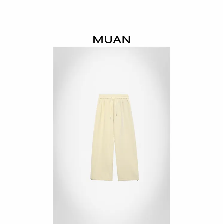 木岸MUAN：《老棉裤卫裤》加绒版 定制480克北极绒长裤D-DG3-6854