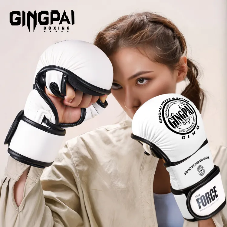 面包半指拳套MMA训练泰拳搏击格斗儿童成人ufc分指拳击手套打沙袋