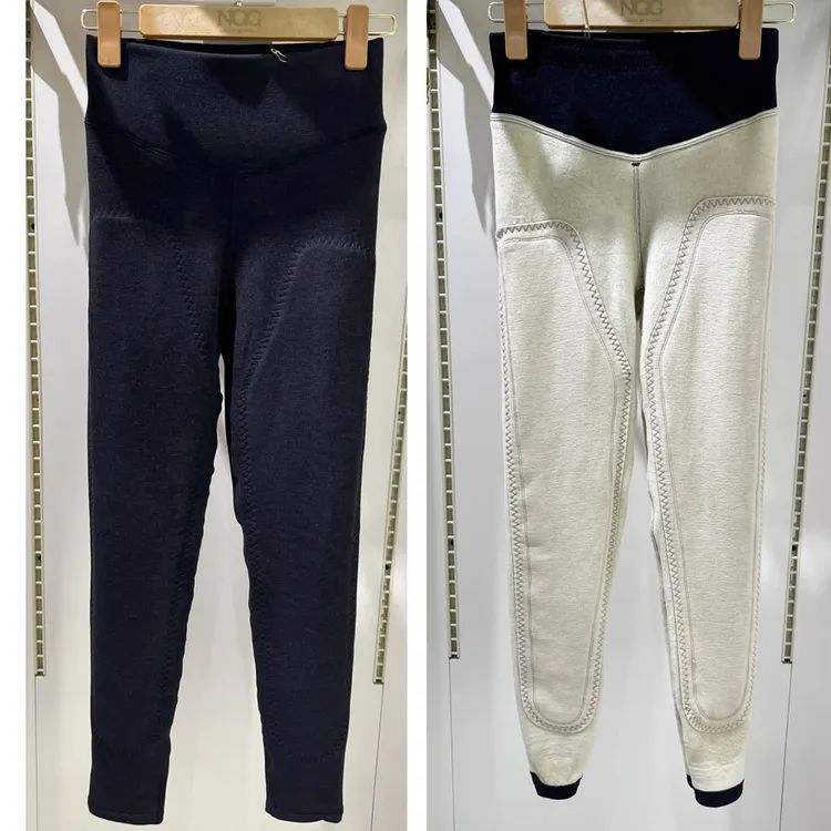 25秋冬新品8737B女款加厚450克铂金蚕丝羊毛织片贴护保暖裤打底裤