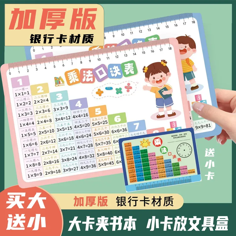 【加厚】九九除法学习速记必备大新学期新气象的手抄报