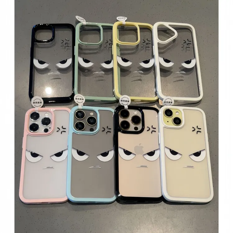 欧克里里凶凶表情亚克力苹果16/15promax手机壳iPhone14/13/12/11
