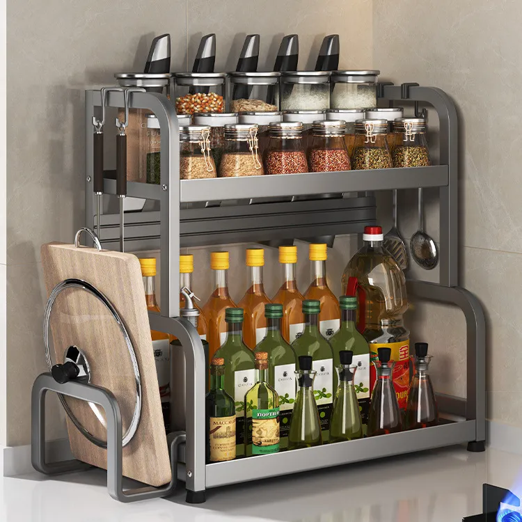 厨房置物架大全新款筷子刀架多功能调味品厨具用品厨房台面置物架