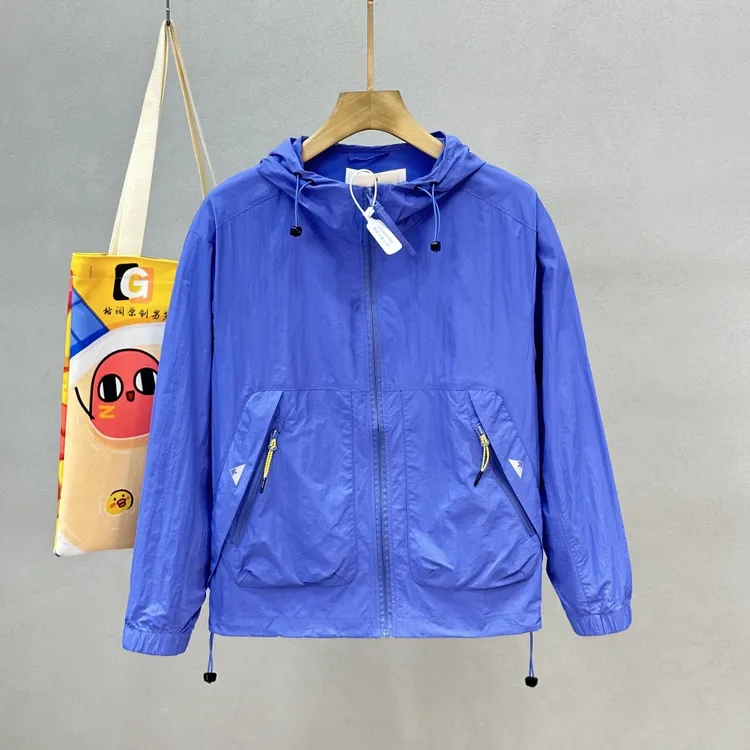 2025新款upf50+户外撞色防晒衣透气薄款外套夏季时尚男女同款