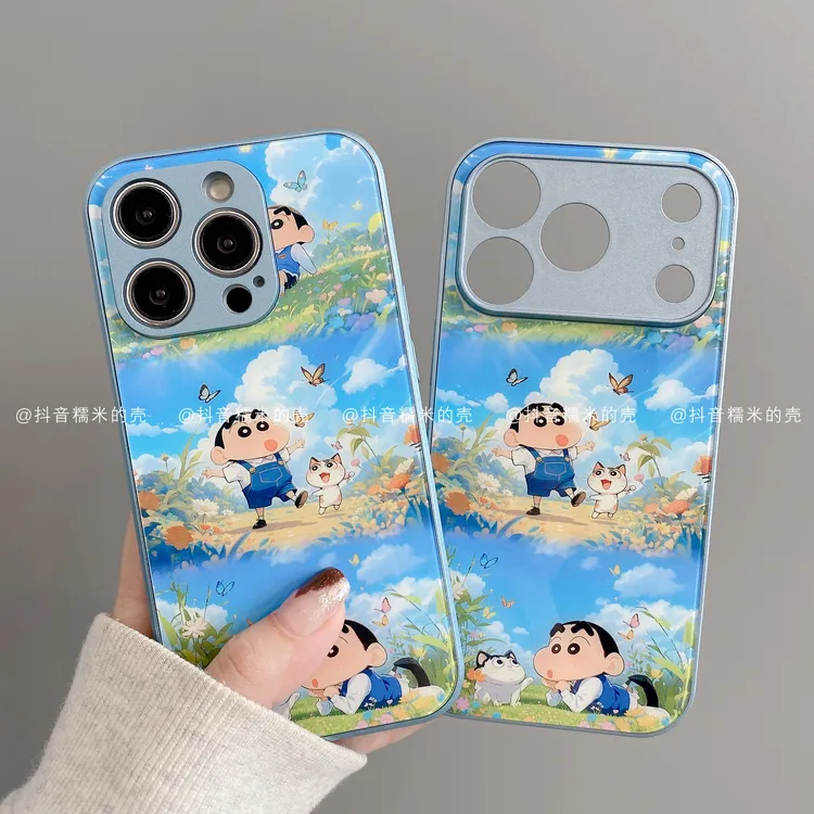 金属玻璃适用iphone17promax苹果16手机壳15/14/13/12/11华为小新