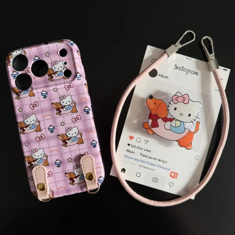 骑狗小KT菲林软壳适用苹果17promax手机壳16华为vivo小米15oppo