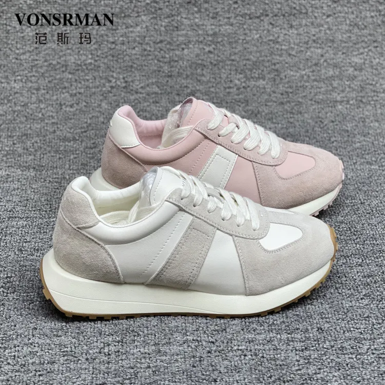 欧洲站女鞋2025夏季新款欧货高端系带防滑平底运动休闲鞋阿甘鞋女