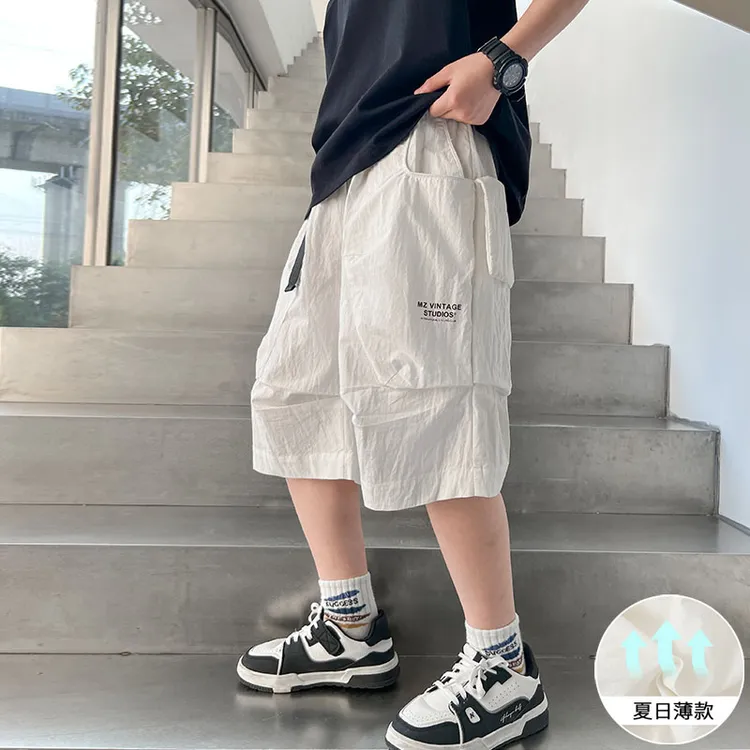 童装男童短裤夏装2025新款儿童裤子薄款休闲男孩夏季工装中大童潮